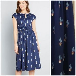 🌵 Surefire Fun knit cactus midi dress